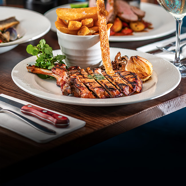 A La Carte menu at The Coombe Cellars