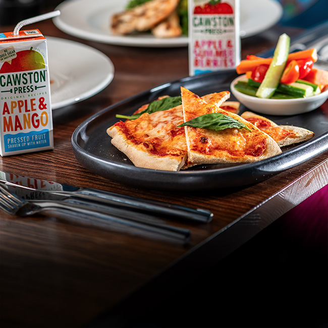 Children's menu at The Coombe Cellars