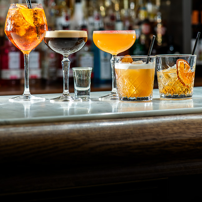 Wine & Drinks menu at The Coombe Cellars